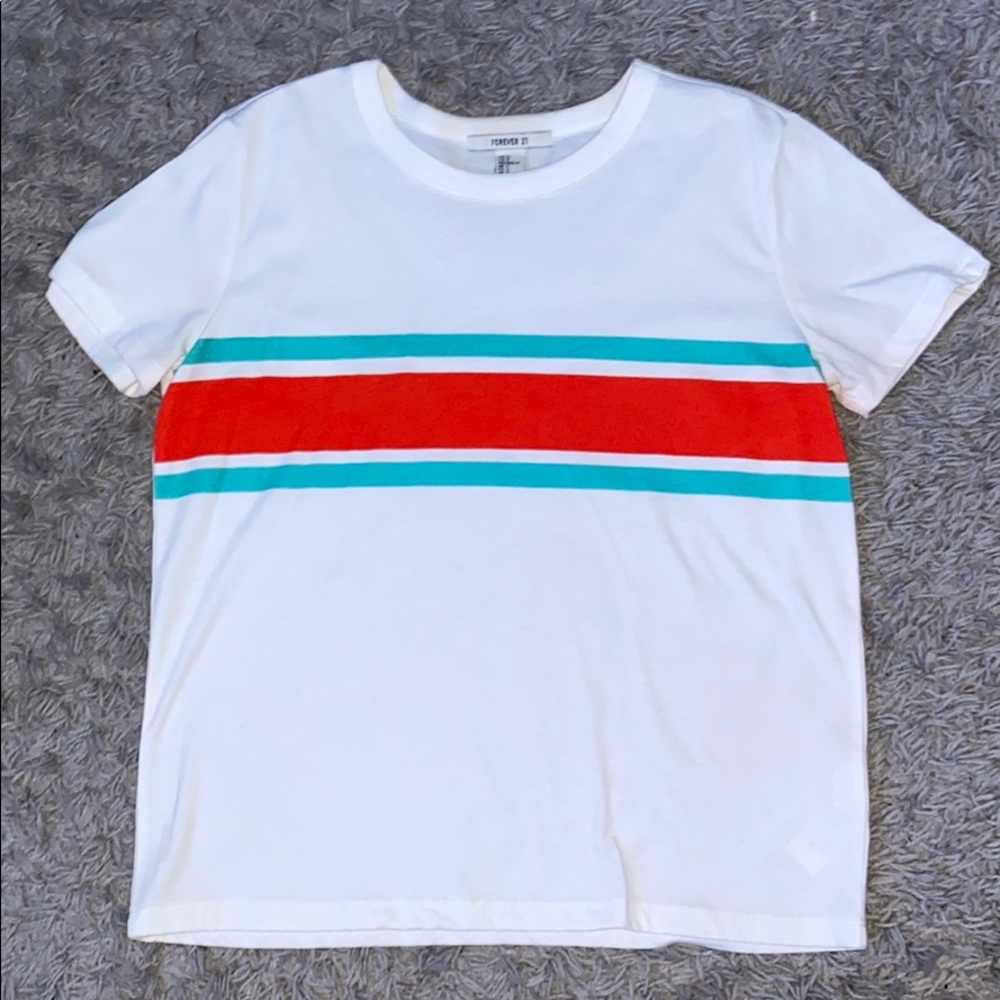 Striped Forever 21 T-Shirt